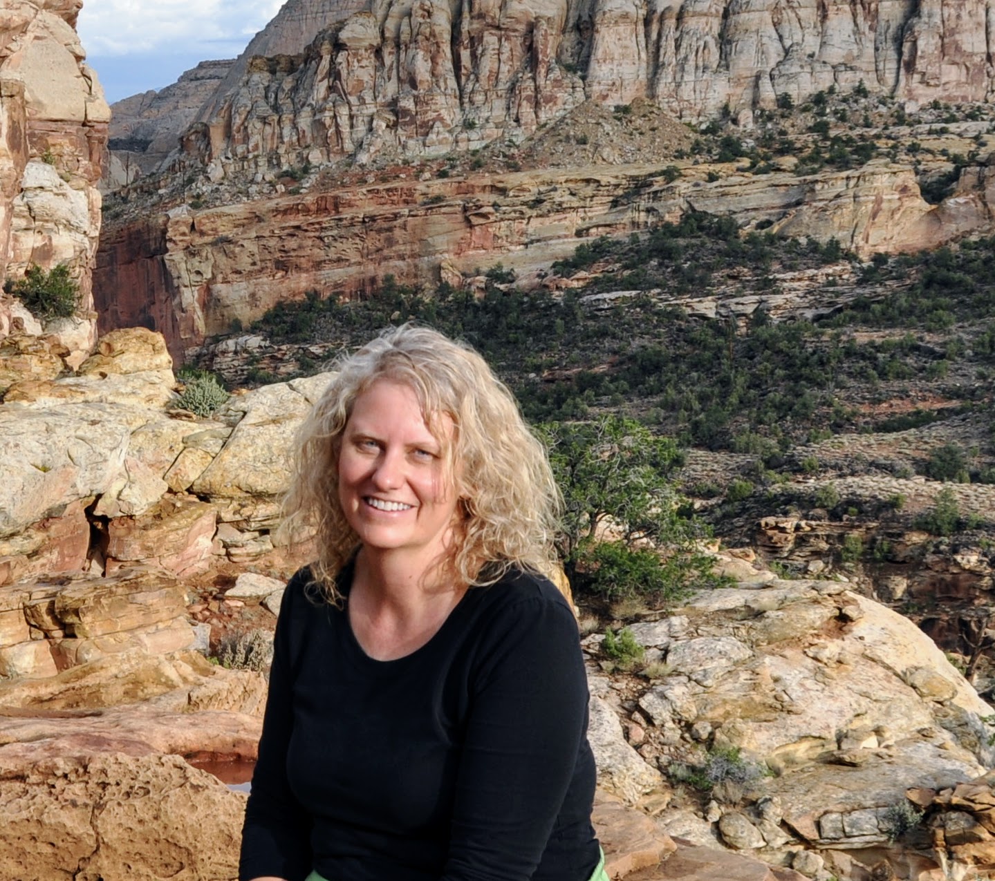 Tammy in Capitol Reef National Park Tamara Lewis Sheffield in Capitol Reef National Park
